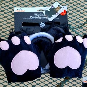 Panda Halloween accessories costume bundle